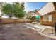 Spacious backyard with covered patio area at 2673 W Ivanhoe St, Chandler, AZ 85224