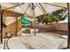 Covered patio with pergola and sitting area at 2673 W Ivanhoe St, Chandler, AZ 85224