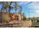 Sonoran Foothills community entrance sign with stonework and landscaping at 32029 N 19Th Ln, Phoenix, AZ 85085