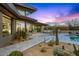 Desert home showcasing a private pool, patio, and outdoor lounging space at 39493 N 107Th Way, Scottsdale, AZ 85262