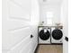 Well-lit laundry room with a new washer and dryer at 4831 S Molly --, Mesa, AZ 85212