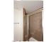 Shower stall with tiled walls and built-in seat at 5122 E Shea Blvd # 1005, Scottsdale, AZ 85254