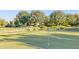 Private putting green with artificial turf and stone detail at 5203 N Monte Vista Dr, Paradise Valley, AZ 85253