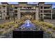 Luxurious apartment building entrance with water feature at 5250 E Deer Valley Dr # 419, Phoenix, AZ 85054