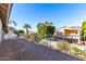 Deck with view of the backyard and surrounding houses at 5748 W Soft Wind Dr, Glendale, AZ 85310