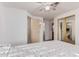 Bedroom with a double bed and mirrored closet doors at 6960 W Peoria Ave # 171, Peoria, AZ 85345