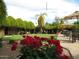 Landscaped courtyard with lush greenery and seating at 6960 W Peoria Ave # 171, Peoria, AZ 85345