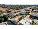 Aerial view of a house with a pool and a detached structure, in a residential area at 8308 W Avenida Del Sol --, Peoria, AZ 85383