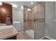 Large bathroom with a walk-in shower and laundry area at 8308 W Avenida Del Sol --, Peoria, AZ 85383