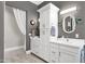 Elegant bathroom with double vanity and large mirror at 8308 W Avenida Del Sol --, Peoria, AZ 85383