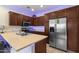 Modern kitchen with stainless steel appliances and ample cabinetry at 8308 W Avenida Del Sol --, Peoria, AZ 85383