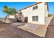 Small backyard with concrete patio and gravel at 8851 E Pampa Ave, Mesa, AZ 85212