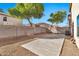 Small backyard with concrete patio and gravel at 8851 E Pampa Ave, Mesa, AZ 85212