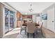 Kitchen with dining area and sliding door to backyard at 8851 E Pampa Ave, Mesa, AZ 85212