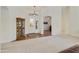 Bright entryway with tile flooring and wooden cabinet at 9323 E Arrowvale Dr, Sun Lakes, AZ 85248