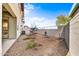 Landscaped backyard with gravel and small plants at 1 Easy St # 12, Carefree, AZ 85377