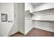 Spacious closet with ample shelving and hanging space at 1 Easy St # 12, Carefree, AZ 85377