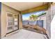 Private patio with access to the backyard at 1 Easy St # 12, Carefree, AZ 85377