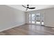 Bedroom with French doors leading to a patio at 1104 N Oak Ct, Gilbert, AZ 85233