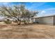 View of backyard showing a tree and the home's exterior at 13705 S 209Th Ave, Buckeye, AZ 85326