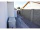 Landscaped side yard with gravel pathway at 2300 W Temple St, Chandler, AZ 85224