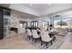 Elegant dining area with modern table and chairs at 25838 N 104Th Pl, Scottsdale, AZ 85255