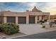 Three-car garage, desert landscape, mountain views at 25838 N 104Th Pl, Scottsdale, AZ 85255