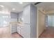 Kitchen with light gray cabinets and ample counter space at 26430 S Pinewood Dr, Sun Lakes, AZ 85248