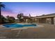 Inviting backyard pool with ample patio space at 2647 E Evergreen St, Mesa, AZ 85213