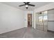 Bedroom with mirrored closet and ensuite bathroom at 28025 N 23Rd Dr, Phoenix, AZ 85085