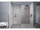 Large walk-in shower with modern tile and glass enclosure at 29615 N 55Th Pl, Cave Creek, AZ 85331