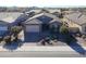 Aerial view of single story home and landscaping at 3331 E Coconino Dr, Gilbert, AZ 85298