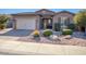 Single-story home with two-car garage and landscaped front yard at 3331 E Coconino Dr, Gilbert, AZ 85298