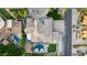 Bird's-eye view of a large home with a pool and landscaped yard at 3611 E Kachina Dr, Phoenix, AZ 85044