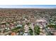 Aerial view showcasing a neighborhood's homes and landscape at 3611 E Kachina Dr, Phoenix, AZ 85044