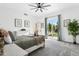 Serene bedroom with sliding doors opening to the backyard at 3611 E Kachina Dr, Phoenix, AZ 85044