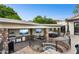 Outdoor kitchen with stone countertops and grill at 3611 E Kachina Dr, Phoenix, AZ 85044