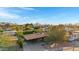 Aerial view of mid-century modern home and neighborhood at 3645 E Shaw Butte Dr, Phoenix, AZ 85028