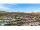 Wide aerial view of neighborhood with mountain views at 3645 E Shaw Butte Dr, Phoenix, AZ 85028