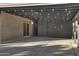 Covered patio with string lights and storage at 3645 E Shaw Butte Dr, Phoenix, AZ 85028