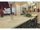 Bathroom features double sinks and a large vanity at 3649 N Hudson Dr, Florence, AZ 85132