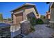 Detached garage with gated access and landscaping at 3649 N Hudson Dr, Florence, AZ 85132