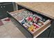 Organized spice drawer in a well-designed kitchen at 3649 N Hudson Dr, Florence, AZ 85132