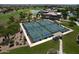 Aerial view of community pickleball courts at 3649 N Hudson Dr, Florence, AZ 85132