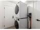 Laundry area with stacked washer and dryer at 4129 W Hearn Rd, Phoenix, AZ 85053