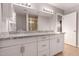 Elegant bathroom with granite countertops and double sinks at 5315 W Christy Dr, Glendale, AZ 85304