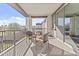 Inviting balcony with chairs, offering an ideal spot for relaxation and outdoor enjoyment at 55 N Abalone Ct, Gilbert, AZ 85233