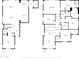 Detailed floor plan showing the layout of the home's rooms and dimensions for each room at 55 N Abalone Ct, Gilbert, AZ 85233