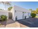 Attached two-car garage with modern style and landscaping at 8018 N 3Rd Pl, Phoenix, AZ 85020