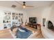 Relaxing Gathering room, featuring beanbag chairs and built-in shelving at 8018 N 3Rd Pl, Phoenix, AZ 85020